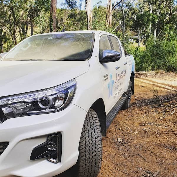 Aquastar Plumbing Services branded work ute in the Sutherland Shire